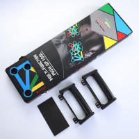 Set De Tablas De Arranque Push-up Multifuncional Plegable Para Entrenamiento De Pecho Abdomen Brazos/Spal Back Material ABS Negro - details 0