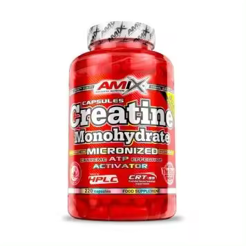 Amix Creatina Monohidrato 220 Cápsulas para Mejorar el Rendimiento y Crecimiento Muscular - 1