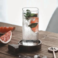 Vaso De Alta Capacidad Para Bebidas Frías Y Café Con Capacidad Para Vino Y Cerveza Transparente Y Creativo De Vidrio Redondo Para Uso Doméstico - details 8