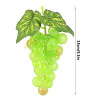 Rama De Uvas Artificiales Reutilizables En Negro Morado Y Verde Para Decoración De Habitaciones Y Bodas Suministros De Fiesta - details 13