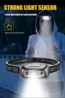 Linterna Frontal LED Recargable Mini Con Sensor Y Batería Integrada USB Impermeable Para Camping Y Pesca Luz De Mano Para Exteriores - details 16
