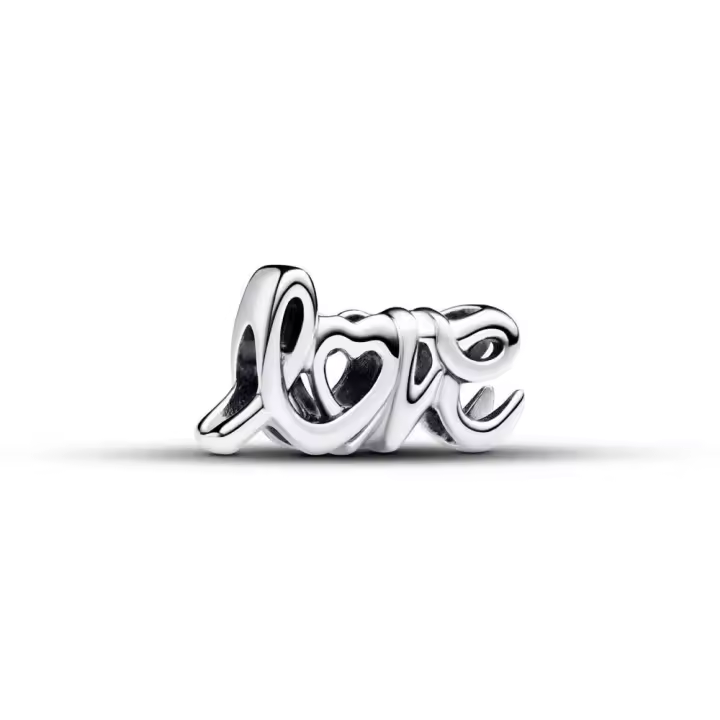 Charm PANDORA Love Escrito a Mano en Plata de Ley 793055C00 - Joyería Mujer - 1