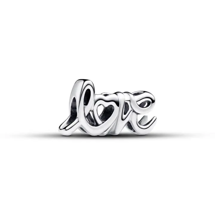 Charm PANDORA Love Escrito a Mano en Plata de Ley 793055C00 - Joyería Mujer - 1