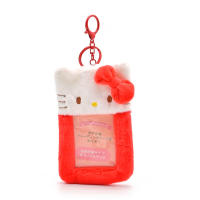 Llavero De Tela Suave Kuromi Dibujos Animados Kawaii Porta Tarjetas Hello Kitty Melody Soporte Para Fotos De Japón - details 2