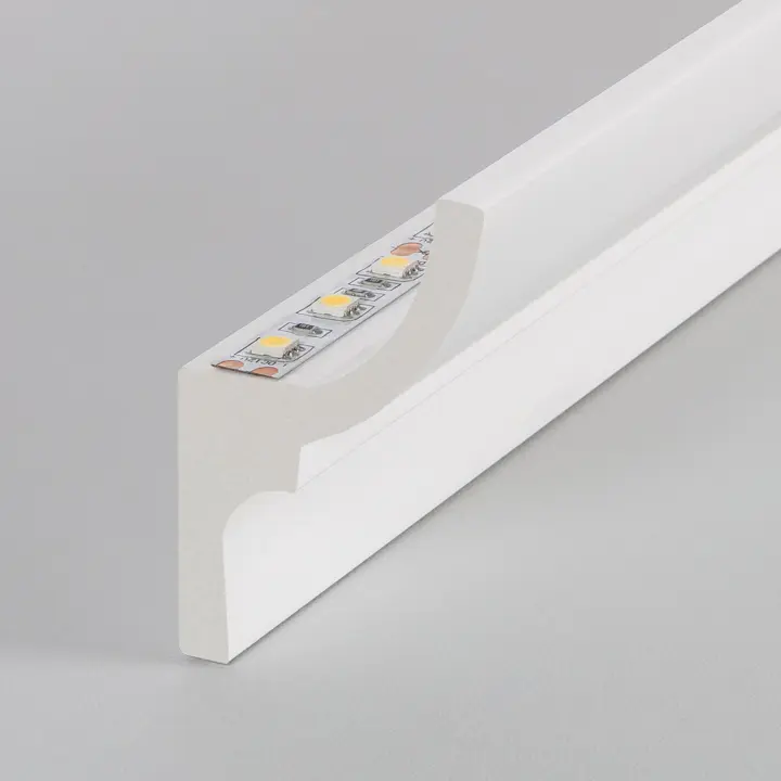 Ledkia Moldura para Tira LED 2m Classic de Alta Calidad | Iluminación Decorativa y Efectos Espectaculares - 1