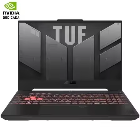 Portátil Gaming Asus TUF Gaming A15 TUF507NUR-LP110 Ryzen 7 7435HS/ 16GB/ 512GB SSD/ GeForce RTX 4050/ 15.6"/ Sin Sistema Operativo - 1