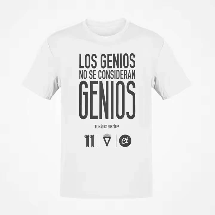 Camiseta Frases Míticas Mágico González. 100% algodón. En tu casa en 24-48hs. - 1