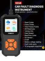 Herramienta De Diagnóstico Automóvil V318 Scanner De Batería OBD2 Detecta Fallas Con Soporte Para Multiple Idiomas - details 0