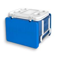 Nevera Azul con Mesa de Ruedas 45Litros | Karawan - details 0