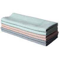 1pc Paño De Escala De Pescado Absorbe Agua Y No Descarta Pelusa Fácilmente Ideal Para Lavar Platos Y Espejos Sin Rastros - details 1