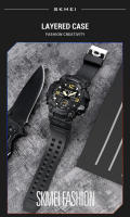 Reloj Deportivo SKMEI Japonés LED Digital Movimiento Militar Hombre Resistente Al Agua 5Bar Cuenta Regresiva Fecha Reloj De Pulsera - details 3