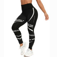 Leggings De Patrón Geométrico Para Mujer Pantalones De Yoga Sin Costuras Fitness Running Alto Cintura Tallas Grandes Ropa De Gimnasio - details 6