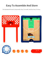 Juego De Baloncesto Mini De Escritorio Portátil Para Viajes O Oficina Juego Deportivo Divertido Para Interior Y Exterior Regalo De Juguete Novedoso Para Edades 7+ - details 7