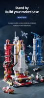 Bloques De Construcción Espacial Aviación Rocket Manned Centro De Lanzamiento Bloques De Construcción Para Niños Modelo De Spaceport - details 3