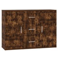 Aparador de madera contrachapada 91x29,5x65 cm Mueble de Almacenaje de Salón, Buffet para salón, Armario Auxiliar, Armario de Almacenamiento - details 5