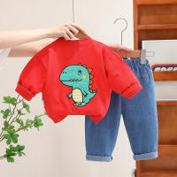 Ropa Infantil Para Niñas Y Niños Conjunto De 3 Piezas Primavera Otoño Camiseta Chaqueta Pantalones Deporte Casual Unisex Talla 4-6Años - details 5