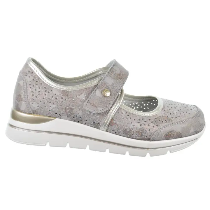 Amarpies 26380 Zapato Piel Merceditas Confort Cuña Mujer - 1