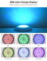 Luz Submarina LED Para Piscina Cambio De Color RGB IP68 Impermeable Con Control Remoto 12W 18W 25W 35W 45W 12V AC Para Decoración De Fiestas Y Jardín - details 4
