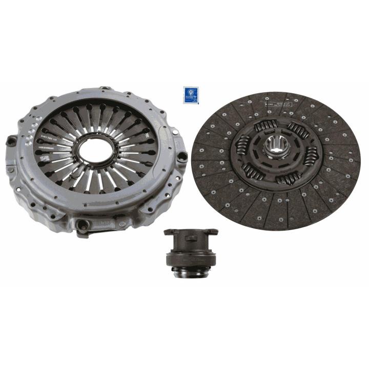 Kit D'embrayage Sachs – Diamètre 430 Mm, 18 Dents, Avec Plaque De Pression, Disque Et Graisse