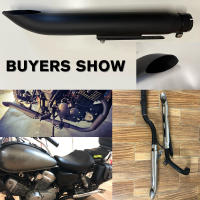 Escape De Moto Retro Vintage Clásico Electroplata Para Cafe Racer Bobber Chopper Custom Material De Acero Inoxidable Universal - details 24