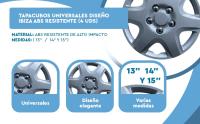 Banner - Tapacubos universales 14 pulgadas diseño Ibiza ABS Resistente (4 uds) 18481