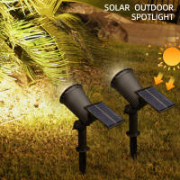 Luces De Punto Solar RGB 9 LED IP65 Impermeables Para Jardín Ajustable Brillo Luz De Paisaje Solar Para Palmeras Exterior - details 0
