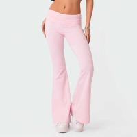 Pantalones Largos Para Mujer Leggings Elásticos De Talla Alta Estilo Athleisure Yoga Fitness Pantalones Bell Bottoms Para Verano - details 29