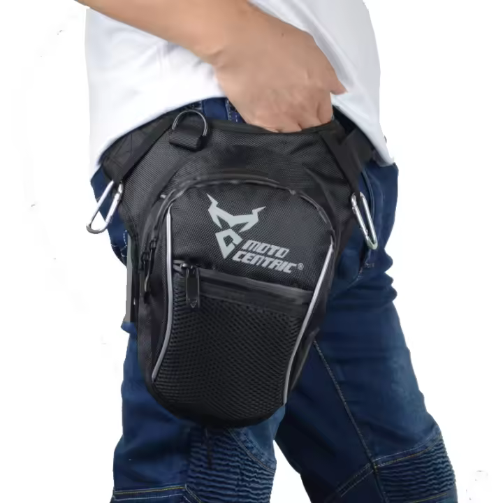 Bolsa De Motocicleta Impermeable 100% MOTOCENTRIC 37L Gran Capacidad Multifuncional Para Hombro Cintura Y Pierna Equipamiento Moto - 1