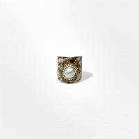 Anillo Boho Chic Vintage - Ajustable para Todos tus Looks - Estilo Hippie con Textura Diamante - Joyería Versátil Playa/Ciudad - details 9