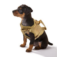 Harnés Táctico Ajustable Para Perros Y Gatos Pequeños Vests Para Gatos Y Perros De Servicio Militar Entrenamiento Y Caminata - details 0
