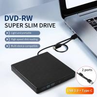 GGBEE Emulador De DVD Externo USB 3.0 Y Tipo-C Para Portátiles Y PC De Escritorio Reproductor De CD-RW Y DVD-ROM Portátil - details 0