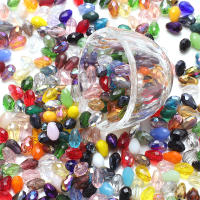 Lote De 30 Piezas De Pendantes De Cristal Lloro 8x12mm Colores Mixtos Para Creación De Joyas DIY Accesorios De Vidrio En Forma De Perla - details 0