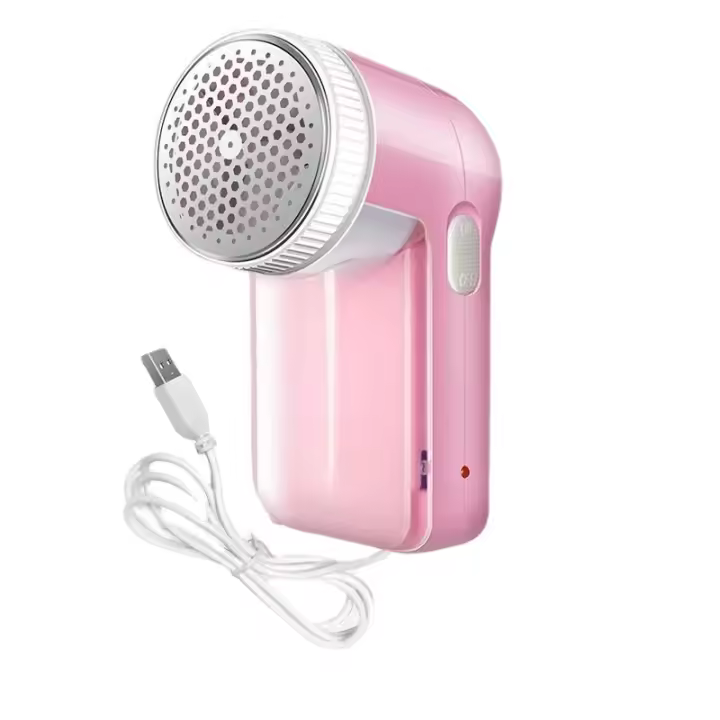 Quita Pelo Eléctrico Portátil Para Ropa Limpiadora De Telas USB Pelusas De Suéter Y Ropa Herramiento De Limpieza De Pelusa Para Ropa Color Rosa - 1