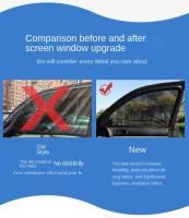 2pcs Cortina Plegable Para Ventana Lateral De Coche Protección UV Privacidad Y Protección Contra Mosquitos Telas De Malla De Poliéster 100% - details 10