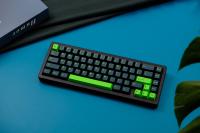 Aifei Keycaps Set Grande Doble Shot Perfil Cherry ABS Para Teclado Wooting GMK Hi75 Switches Layout ANSI Split Purple Green - details 24