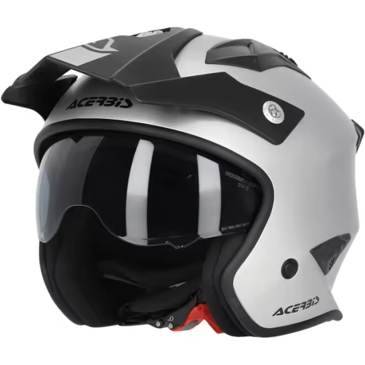 Casco Jet Trial Off-Road Acerbis Aria SILVER  fashion  2206 - 1