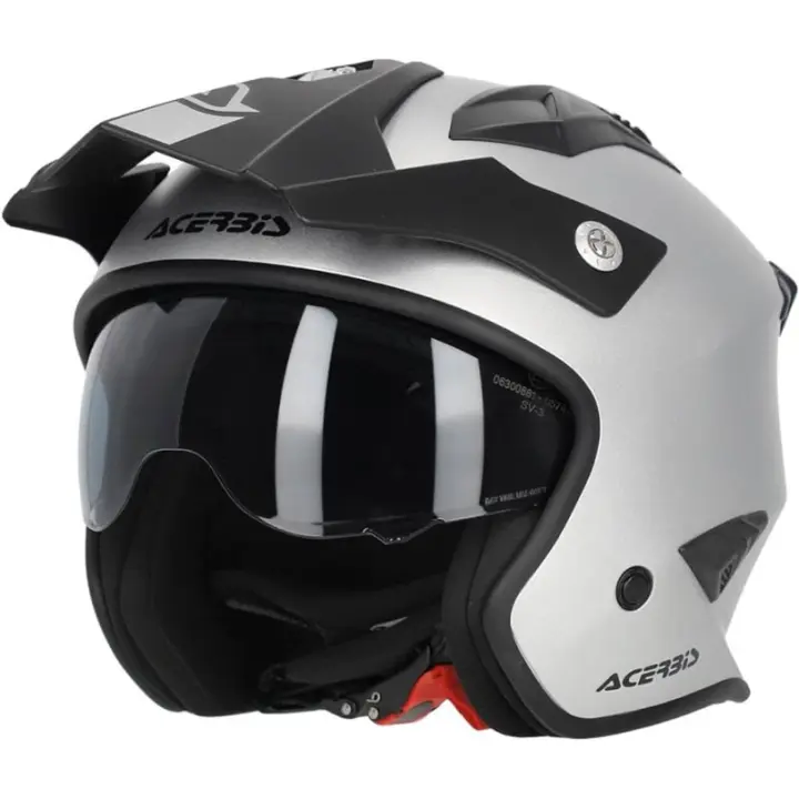 Casco Jet Trial Off-Road Acerbis Aria SILVER  fashion  2206 - 1