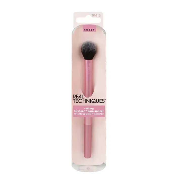 Brocha para maquillaje en Polvo Ultra Plush, para Polvos fijadores, bronceadores y rubores, cobertura transslúcida y modulable, Brocha para Polvos Grande y esponjosa, Cerdas sintética, Vegana y sin crueldad animal - 1