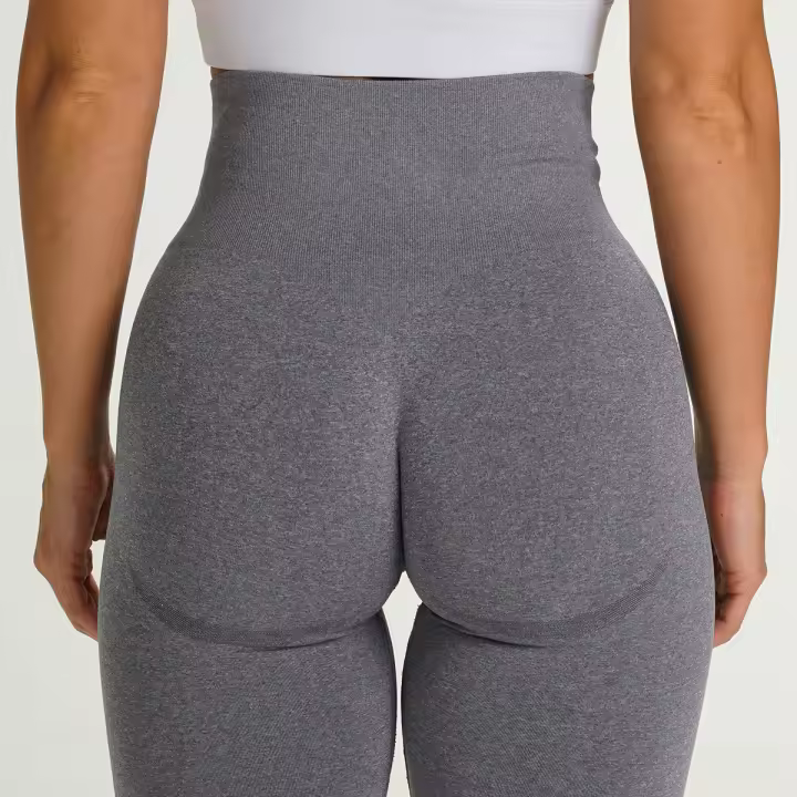 Leggings De Entrenamiento Para Mujer High Waist Yoga Shorts Con Glúteos De Durazno Terciopelos Sin Costuras Para Gimnasio Running Y Fitness - 1