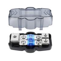 Bloque De Distribución Fusible 1 En 2 Salidas 2x 4/8 60A 80A 100A Portátil Accesorios Para Coches RVs Yate Barco Material Plástico - details 6