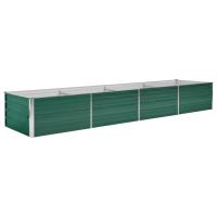 vidaXL Arriate de jardín de acero galvanizado verde dimensiones 320 x 80 x 77 cm,  320 x 80 x 45 cm,  160 x 40 x 77 cm y mas - details 3