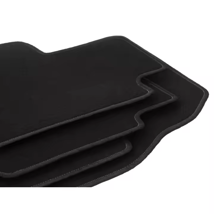 Alfombrillas de terciopelo negro BASIC para Volvo S60 II Long (2010-2018) - 1