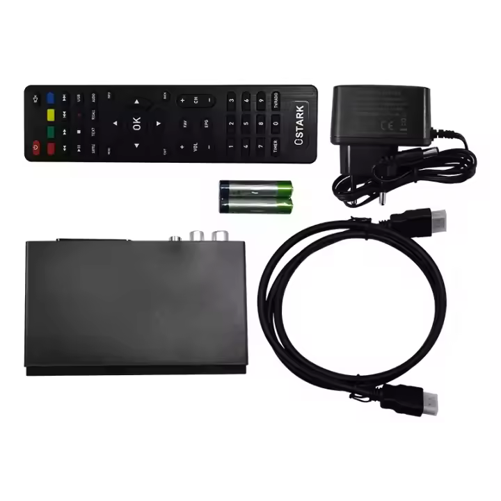 Ostark DVB T2 TDT HD, Receptor terrestre, HD out, DVB-C, DVB-T, DVB-T2, HVEC, H.265, LCN, DTT, TDT, TDT2, Digital terrestre, 1080P - 1
