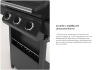 CREATE - Barbacoa de gas con quemador lateral y mesa auxiliar - BBQ GAS BURNER PRO - details 6