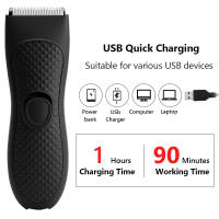 Afeitadora Eléctrica Para Hombres Recargable Trimmer De Cabello Intimo Para Areas Pubicas Y Corporales Epilador De Cuerpo Con Accesorio De Afeitar Seco Y Humedo - details 0