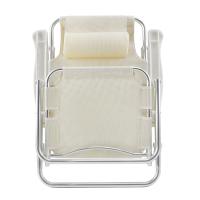 Mediawave Store silla de playa en Textilene con cojín reclinable, estructura de aluminio, ideal para jardín y terraza - details 4