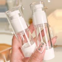 Botella De Seringa De Vaciado Aireless Para Cosméticos 15ml 30ml 50ml Recargable Viajera Transparente Contenedor De Loción Crema Serum - details 0