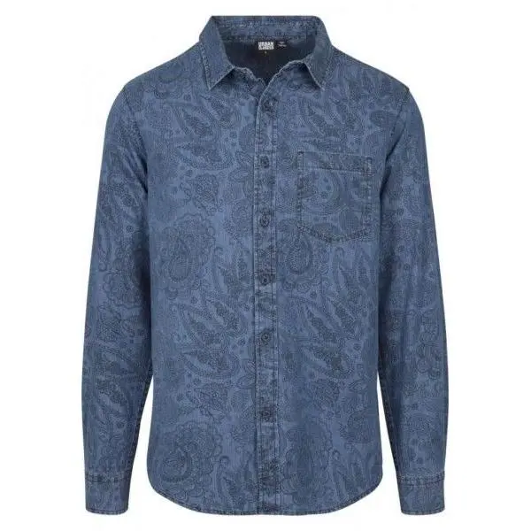Camisa Urban Classics "2202" Paisley Denim - 1