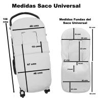 Dydados Saco Universal Yogui para Silla de Paseo - Tejido Impermeable y Relleno de Microfibra - Seguridad Reforzada - details 1