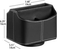 Soporte para control remoto, Caja de almacenamiento para control remoto de TV de cuero - details 0
